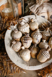 Carved Wood Acorn The Little Burlap Barn®