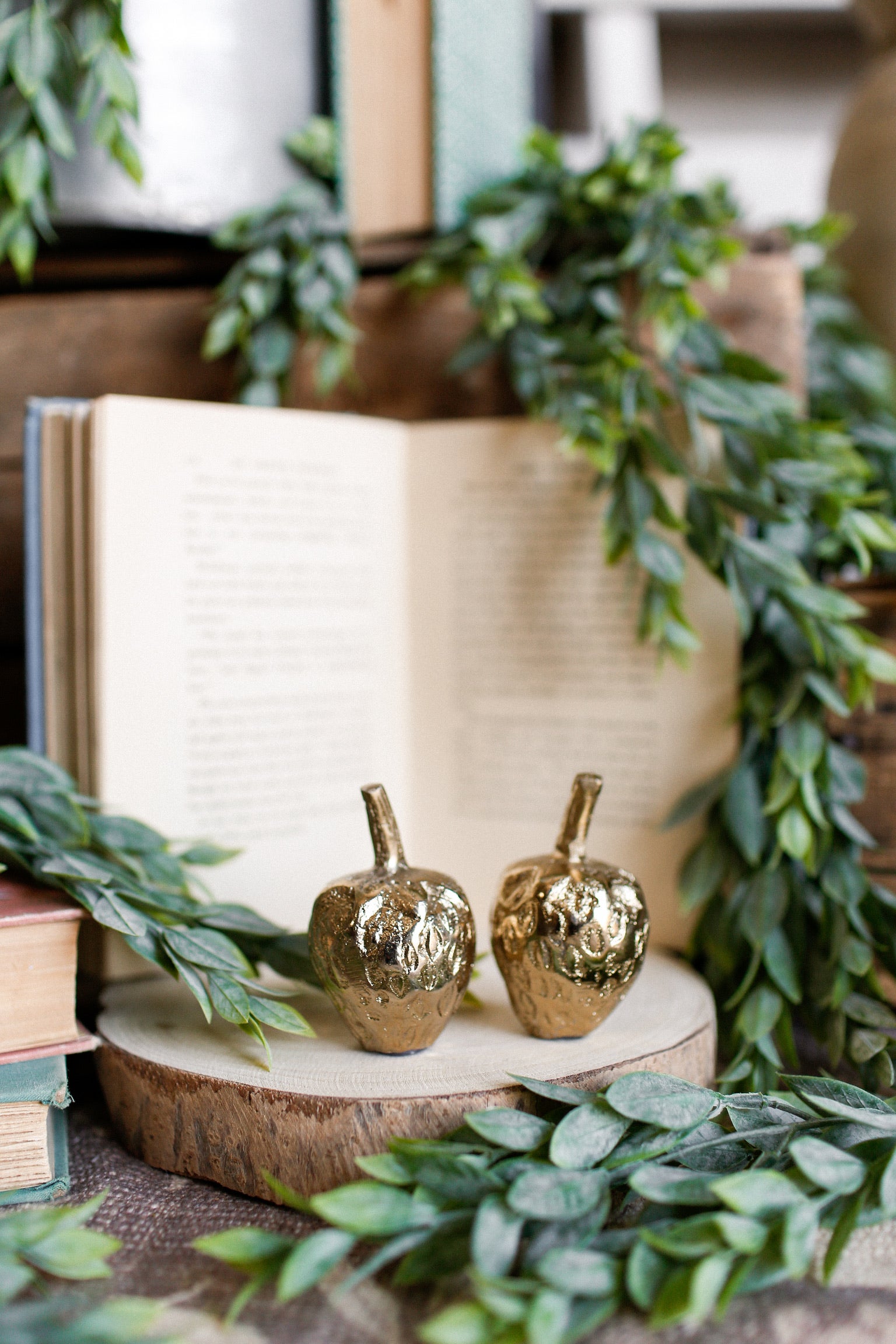 Gilded Strawberry S&P Shakers