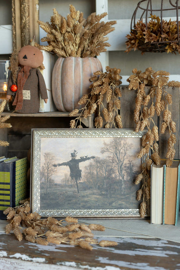 Scarecrow Framed Art The Little Burlap Barn