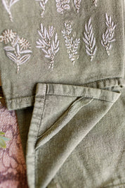 Embroidered Wildflower Towels