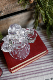 Vintage Crystal Santa
