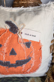 Trick or Treat Pumpkin Pillow