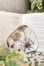 Stoneware Floral Dish The Little Burlap Barn®
