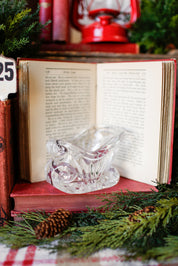 Vintage Glass Sleigh