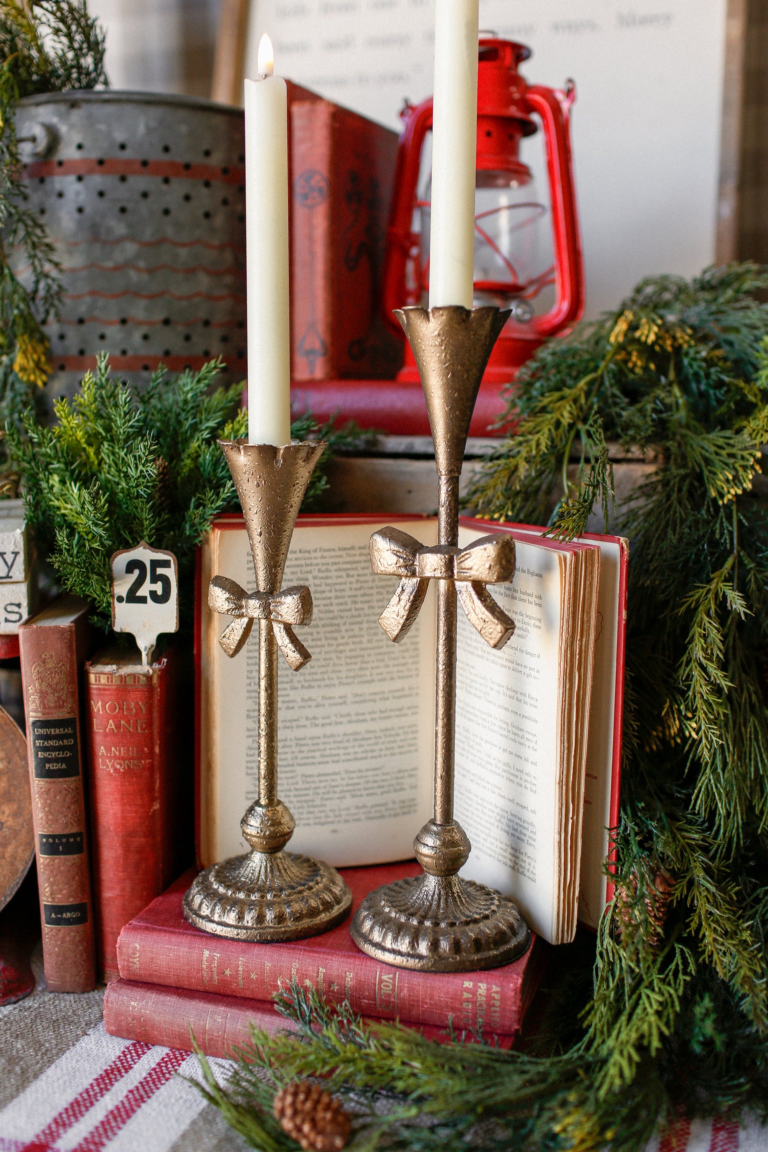 Fluted Bow Candlestick
