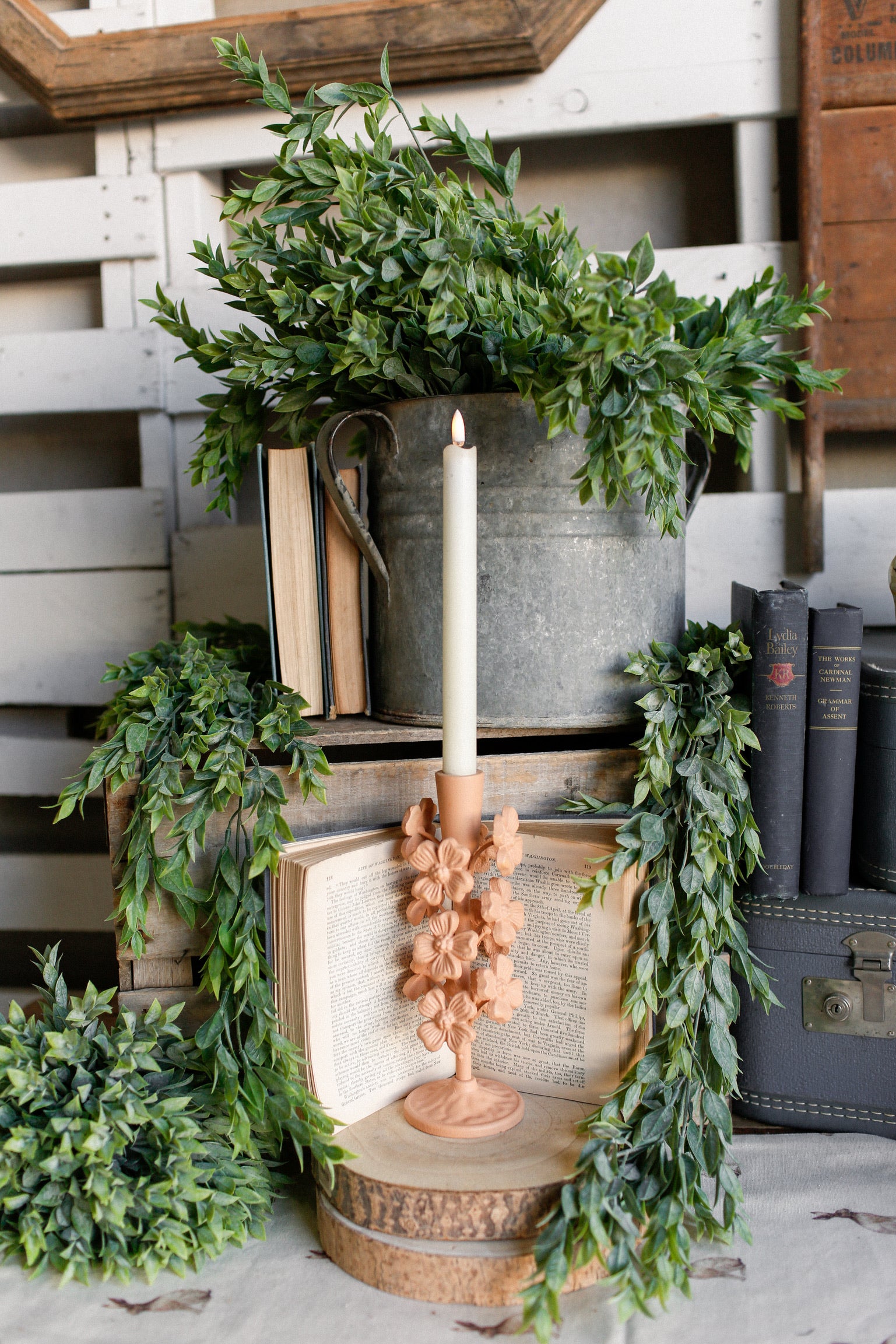 Cast Iron Wonderland Candlestick