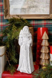 Concrete Standing Santa