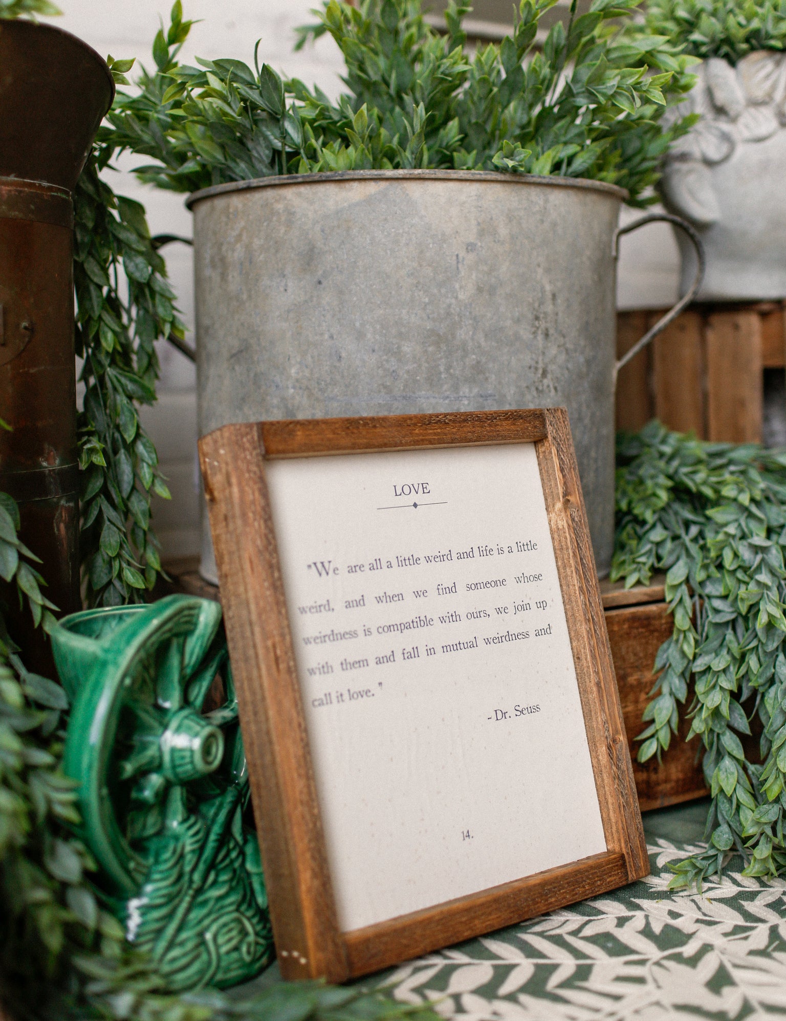 Handmade Love Framed Sign The Little Burlap Barn®