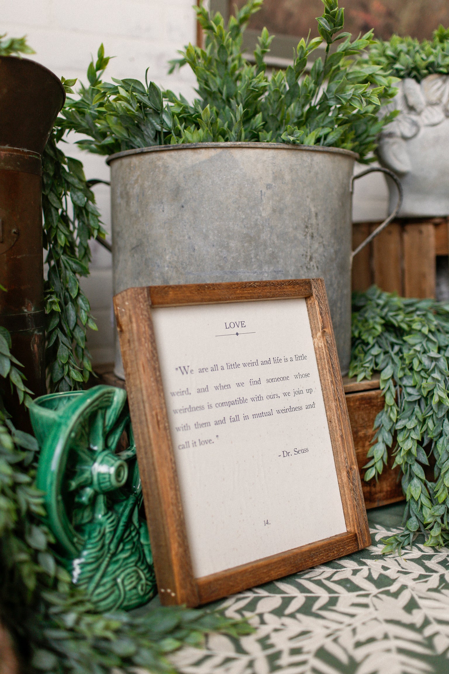 Handmade Love Framed Sign The Little Burlap Barn®