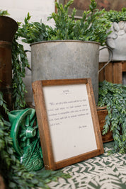 Handmade Love Framed Sign The Little Burlap Barn®