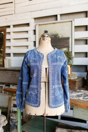 Embroidered Yee Haw Denim Jacket