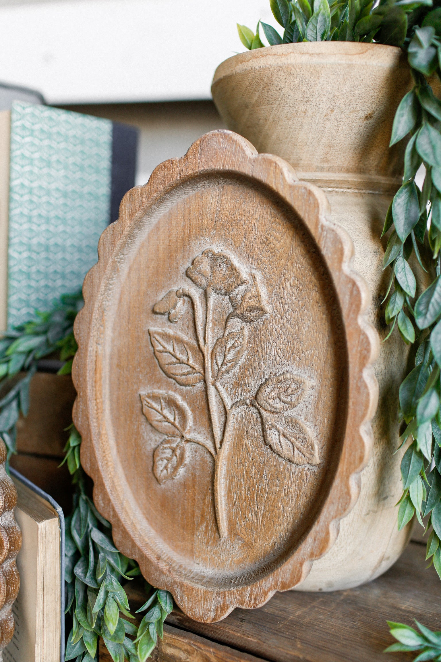 Botanical Scalloped Wall Art