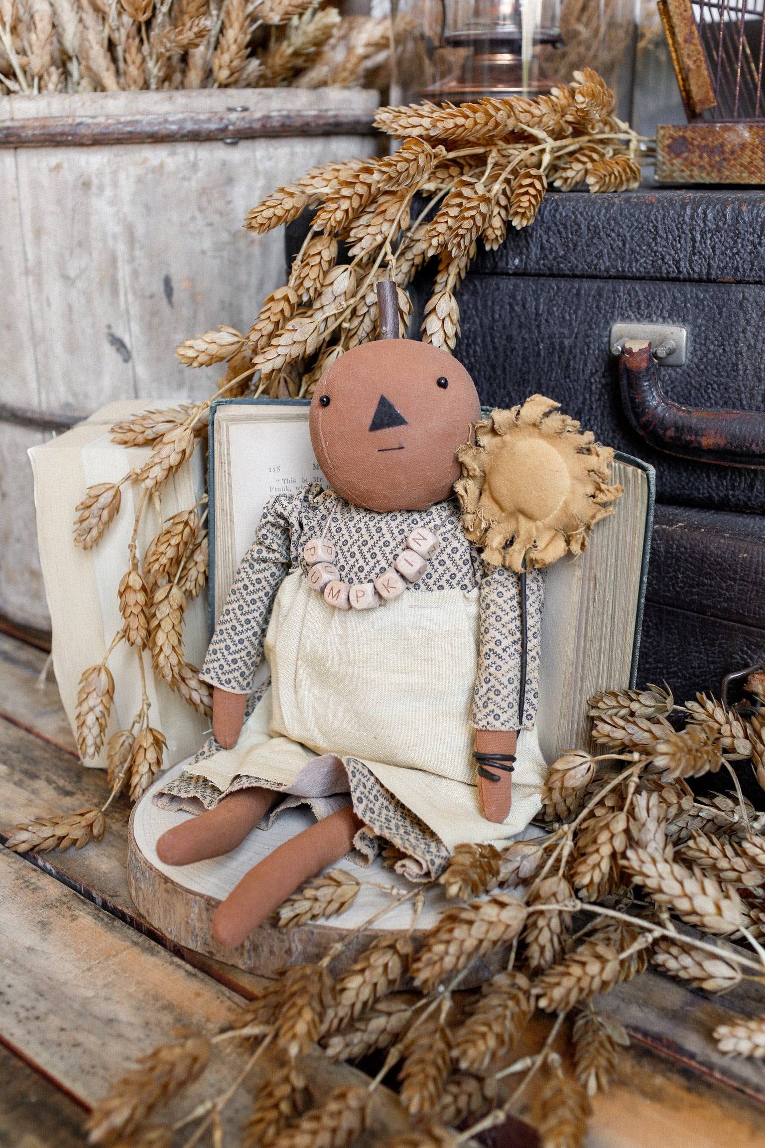 Handmade Sunflower Doll