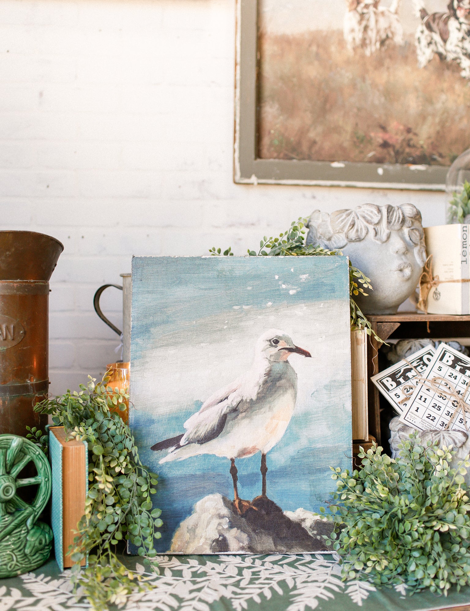Seagull Canvas Print The Little Burlap Barn®