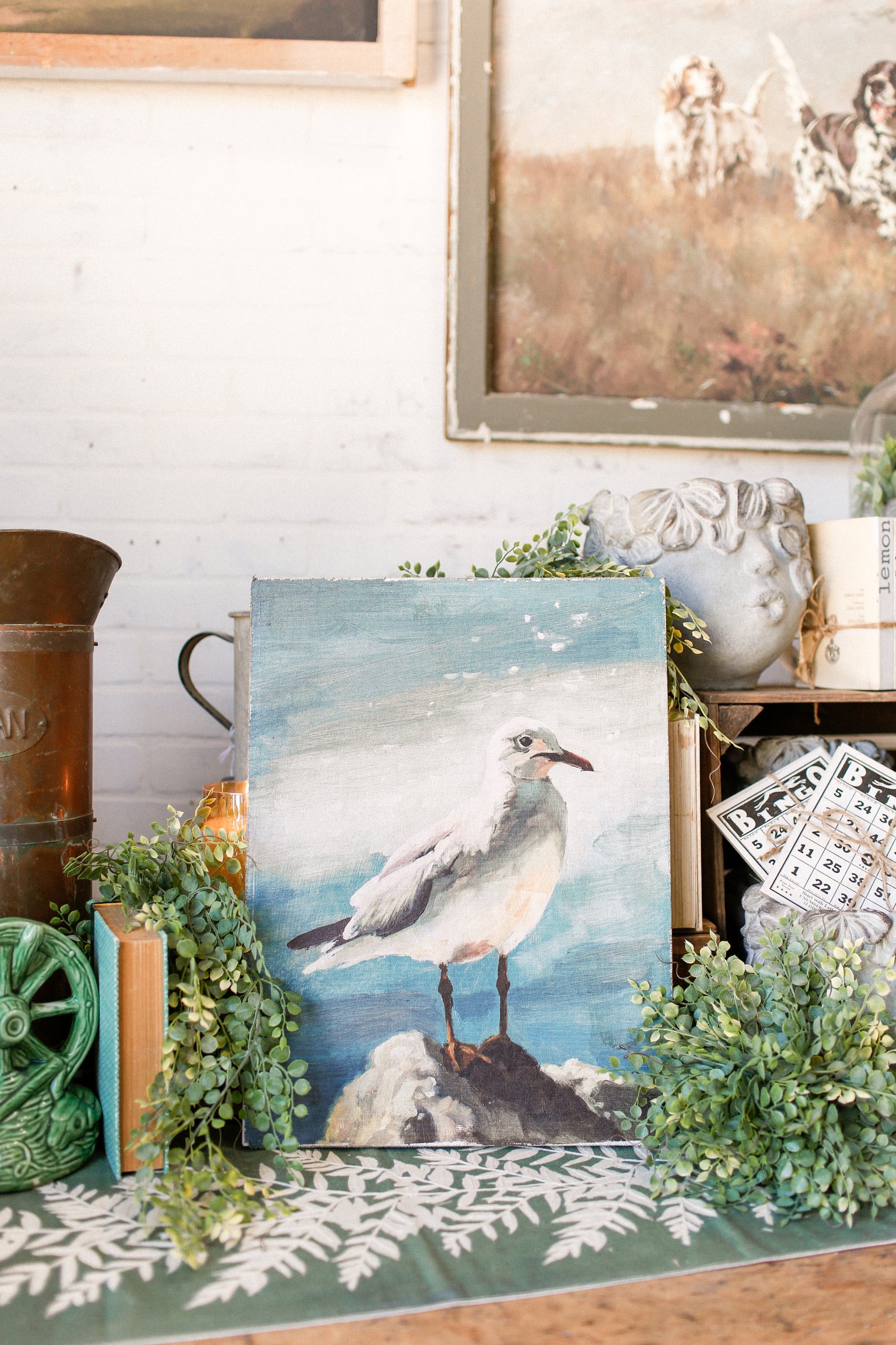 Seagull Canvas Print The Little Burlap Barn®