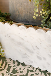Marble Scalloped Cutting Board The Little Burlap Barn®