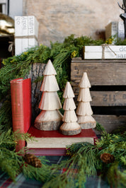 Live Edge Carved Wood Tree (3 Sizes)