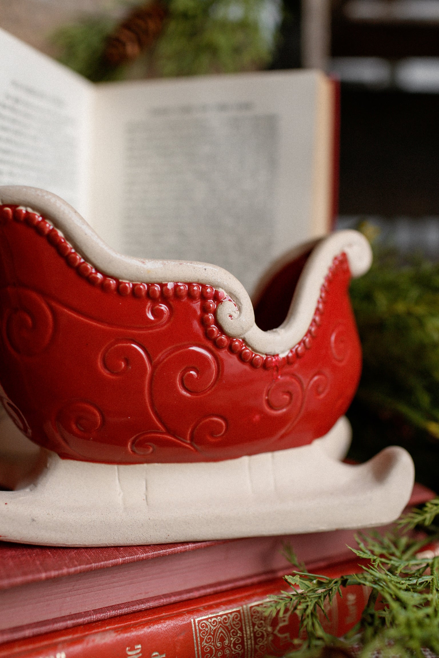 Stoneware Sleigh
