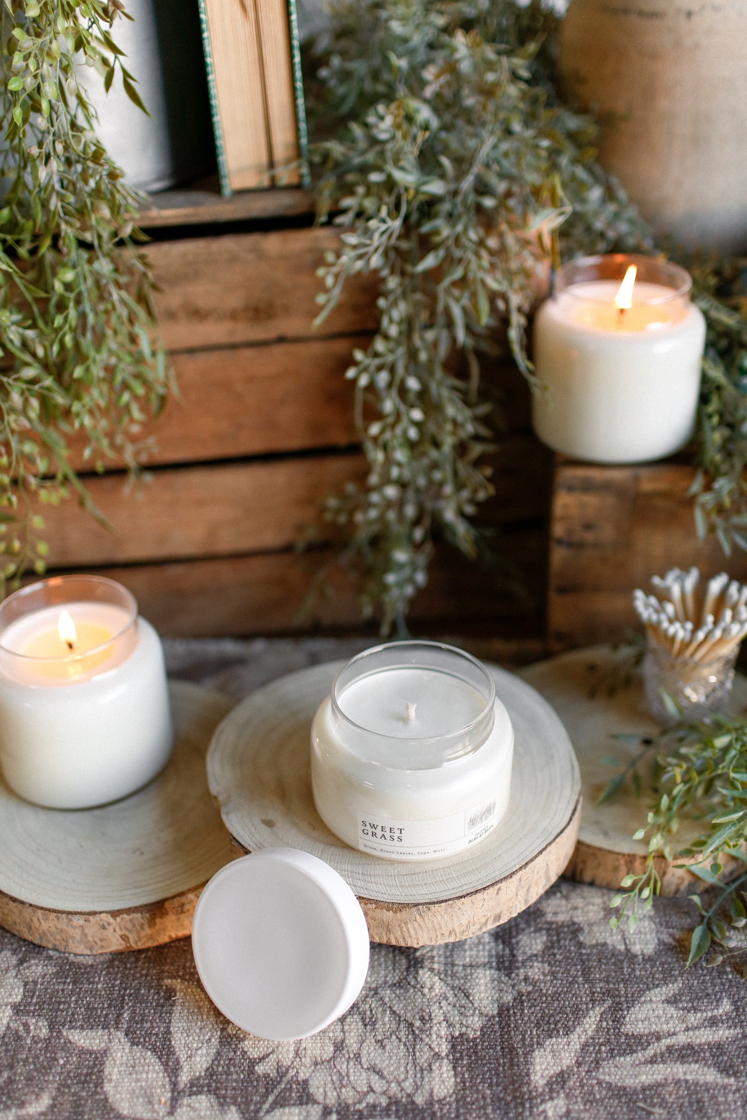 Apothecary Candle-Sweet Grass