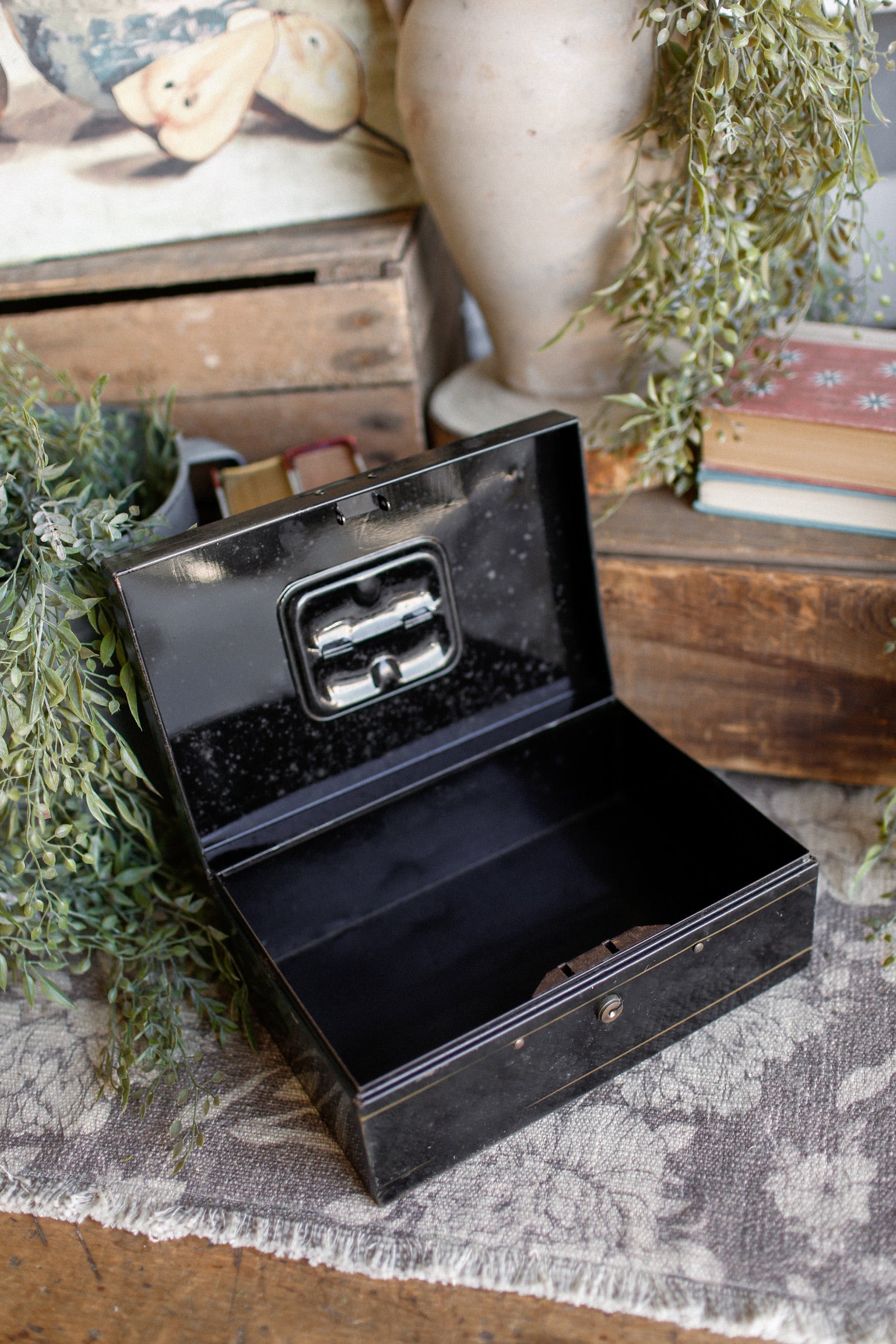 Vintage Cash Money Box The Little Burlap Barn®