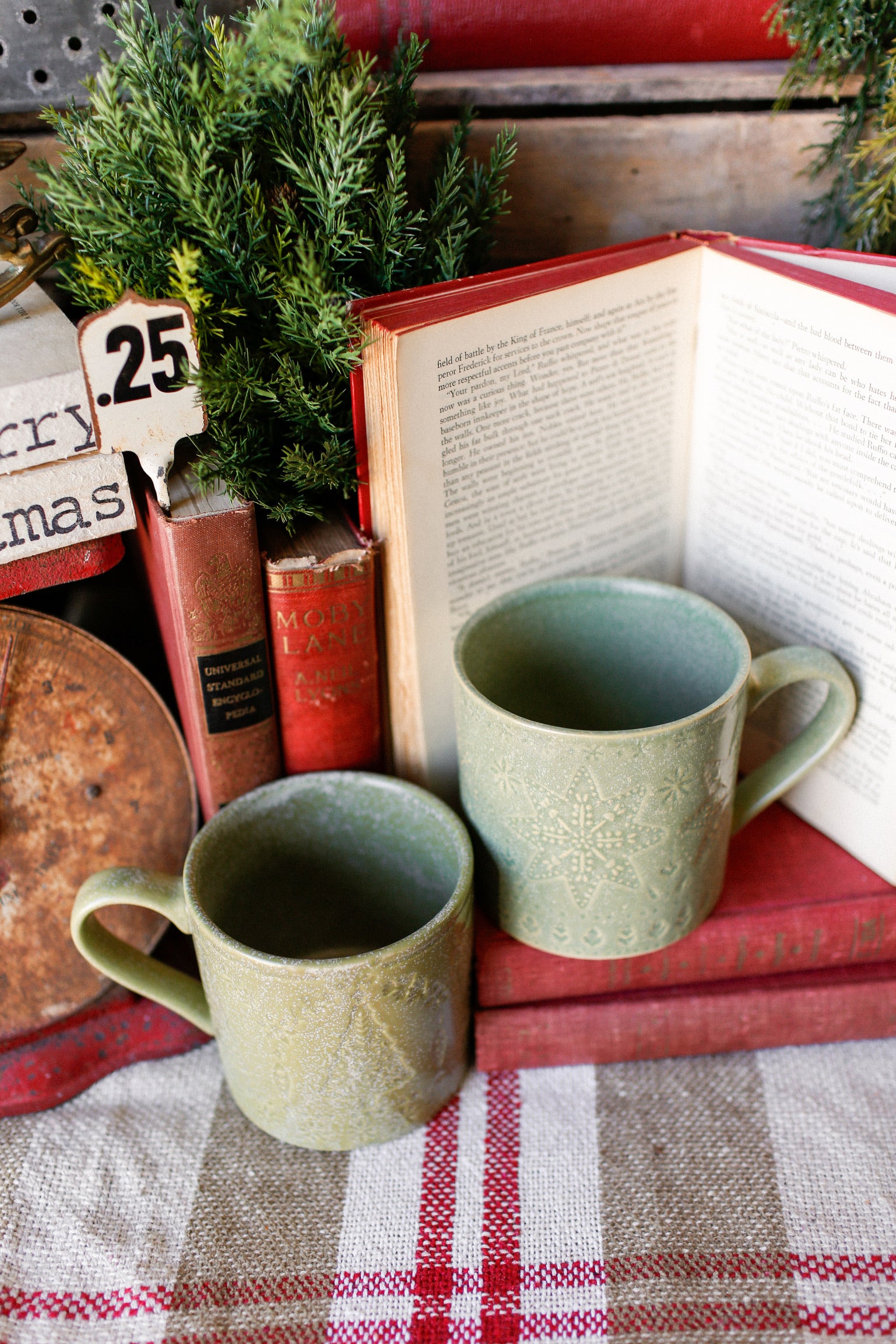 Debossed Woodland Mug