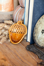 Stoneware Acorn Dish Creative Co-Op