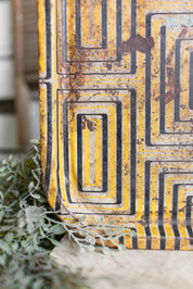 Vintage Yellow Tray The Little Burlap Barn®