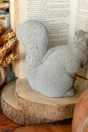 Vintage Concrete Squirrel The Little Burlap Barn