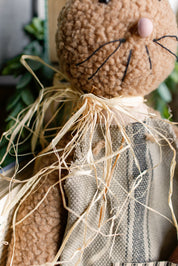 Handmade Ticking Stripe Bunny Doll