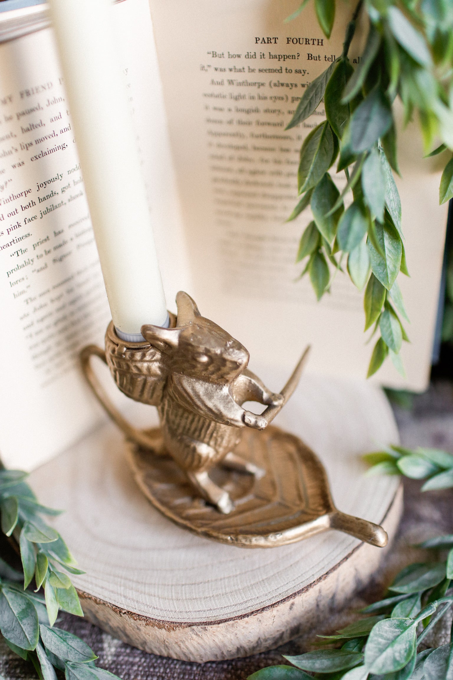 Adventure Mouse Candle Holder