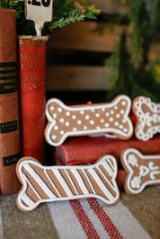 Gingerbread Dog Bone Ornament