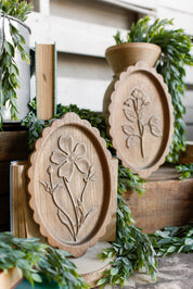 Botanical Scalloped Wall Art