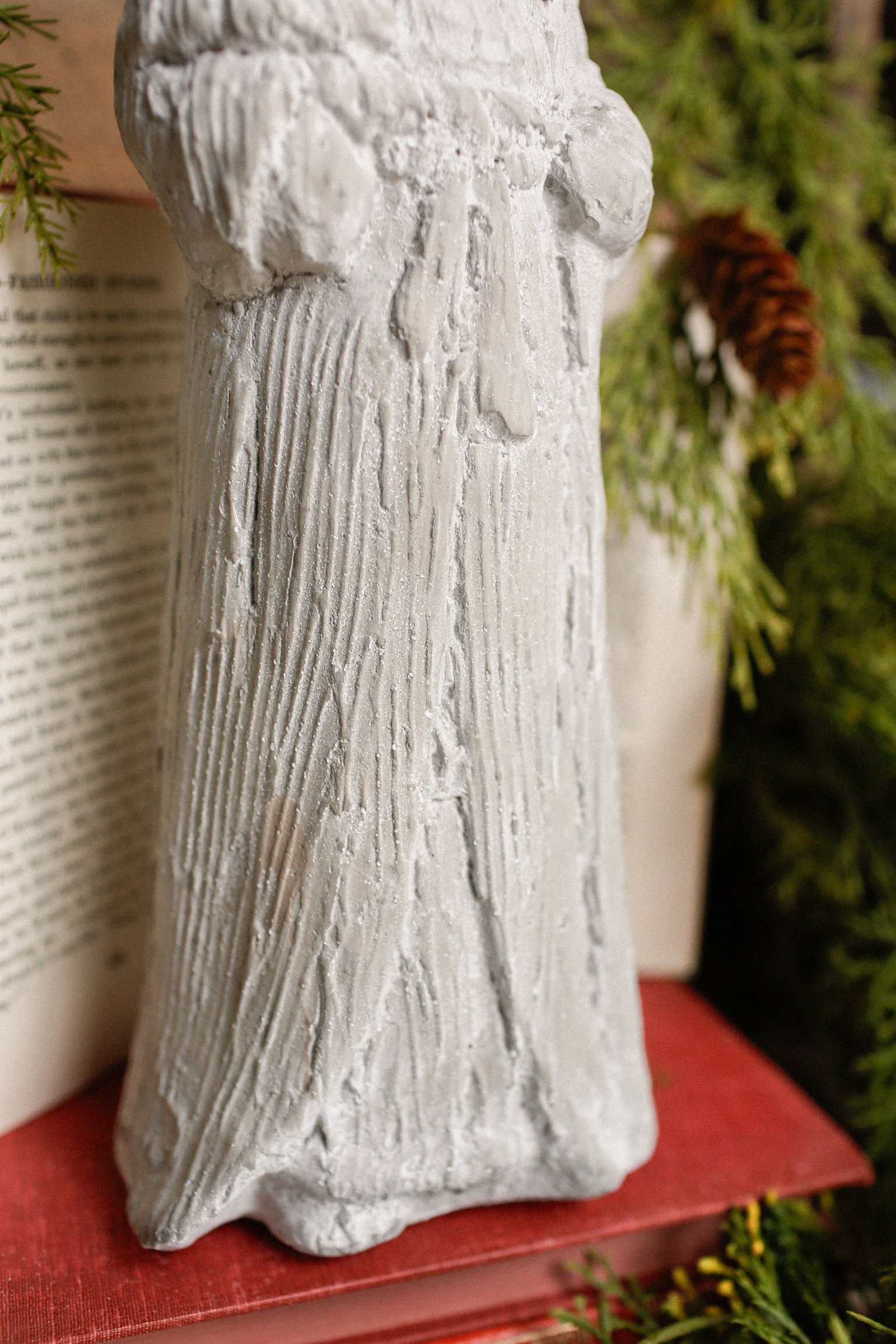 Concrete Standing Santa