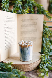 Watercolor Scalloped Trim Match Holder