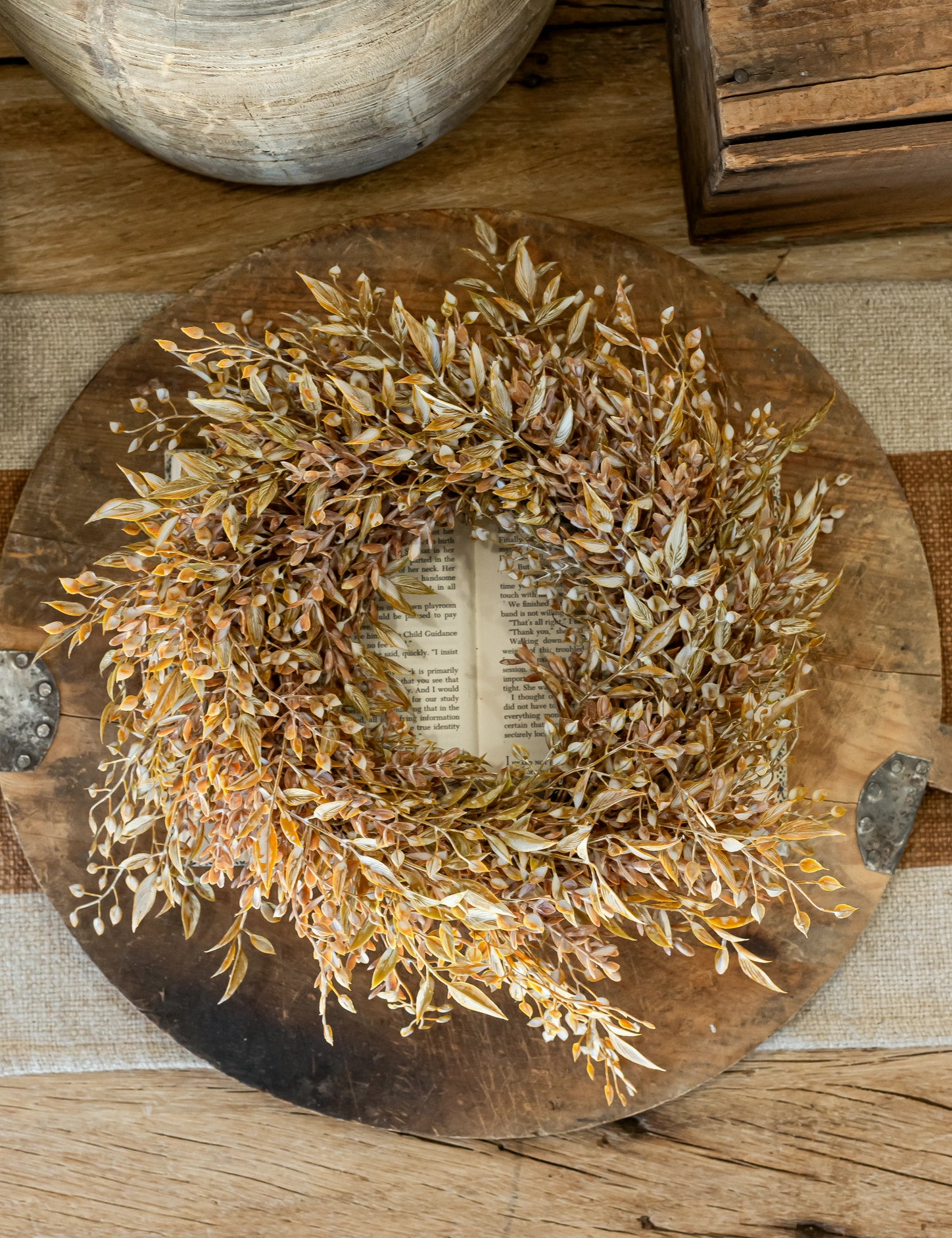 Ambermist Sage Mini Wreath The Little Burlap Barn