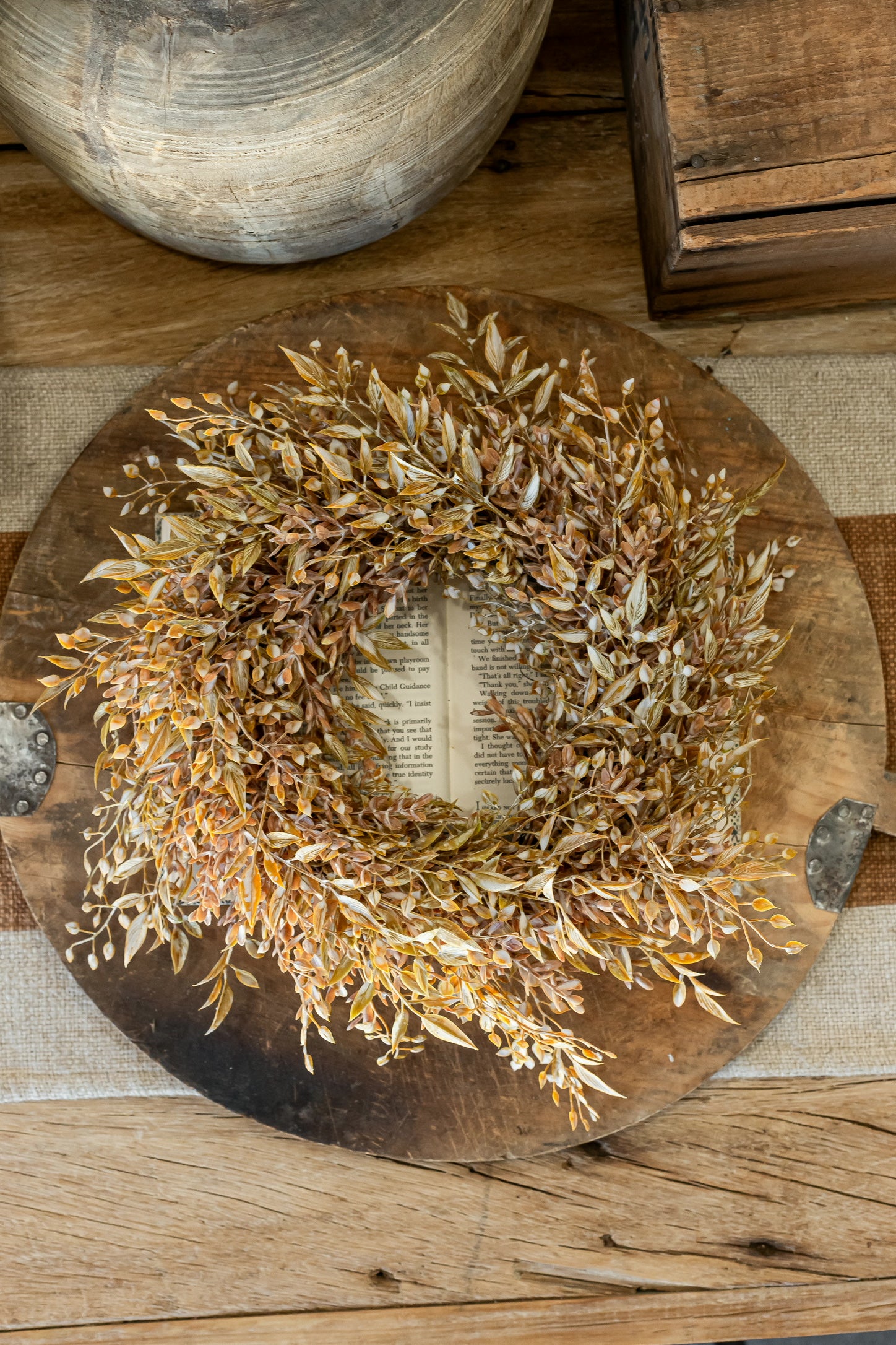 Ambermist Sage Mini Wreath The Little Burlap Barn