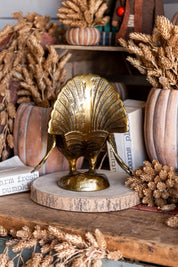 Gilded Turkey Vase Accent Decor