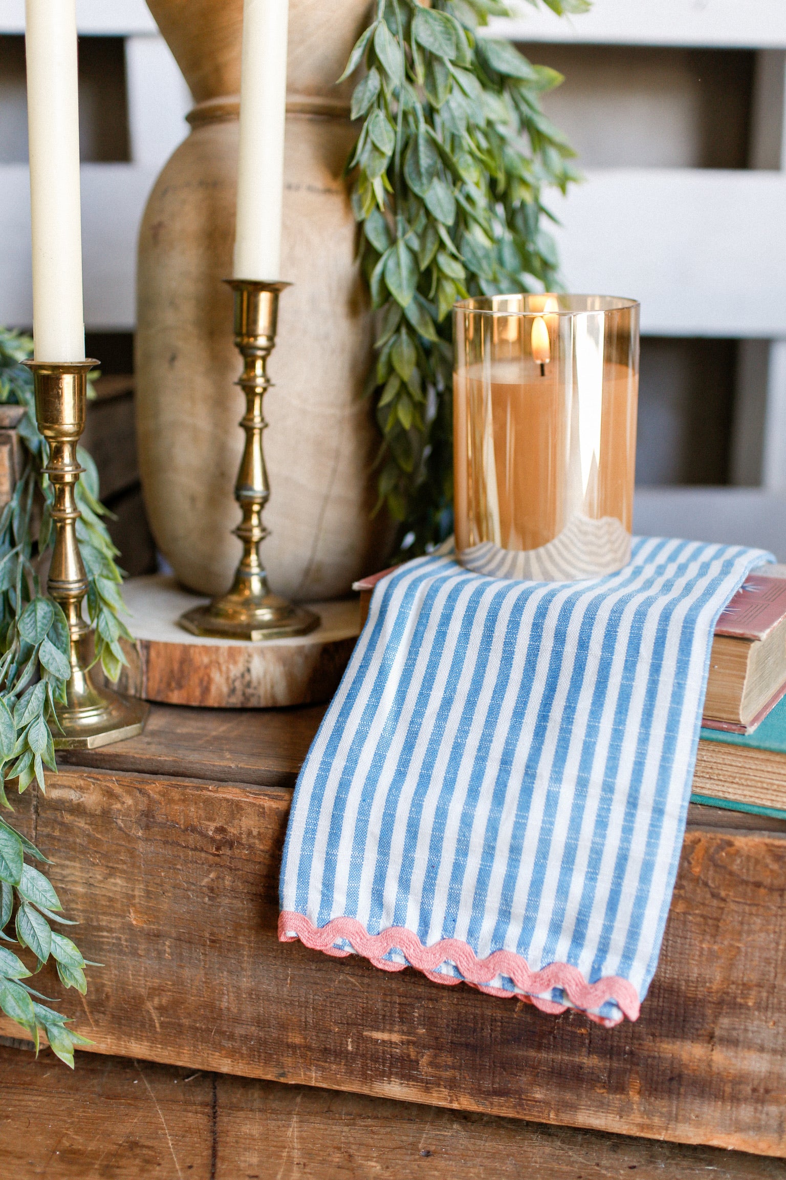 Euro Stripe Kitchen Towels