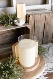 Large Ivory Flameless Candle The Little Burlap Barn®