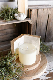 Small Ivory Flameless Candle The Little Burlap Barn®