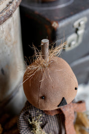 Handmade "Happy Fall" Pumpkin Doll