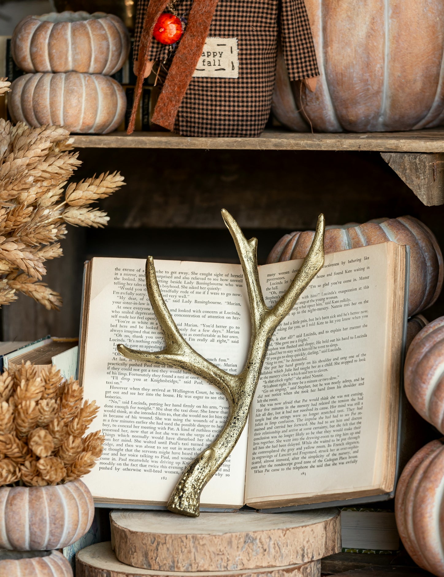Gilded Cast Iron Antler Creative Co-Op