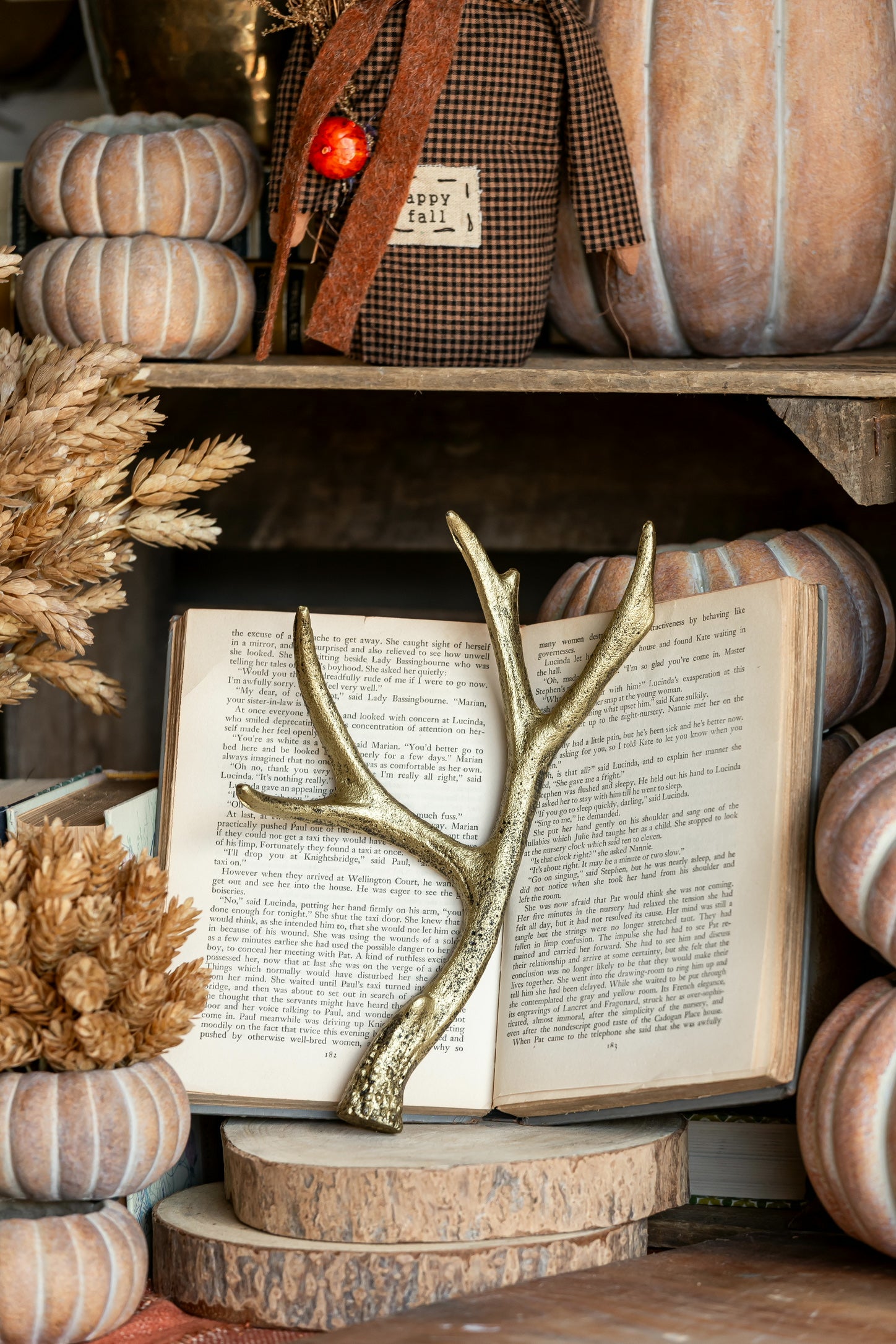 Gilded Cast Iron Antler Creative Co-Op