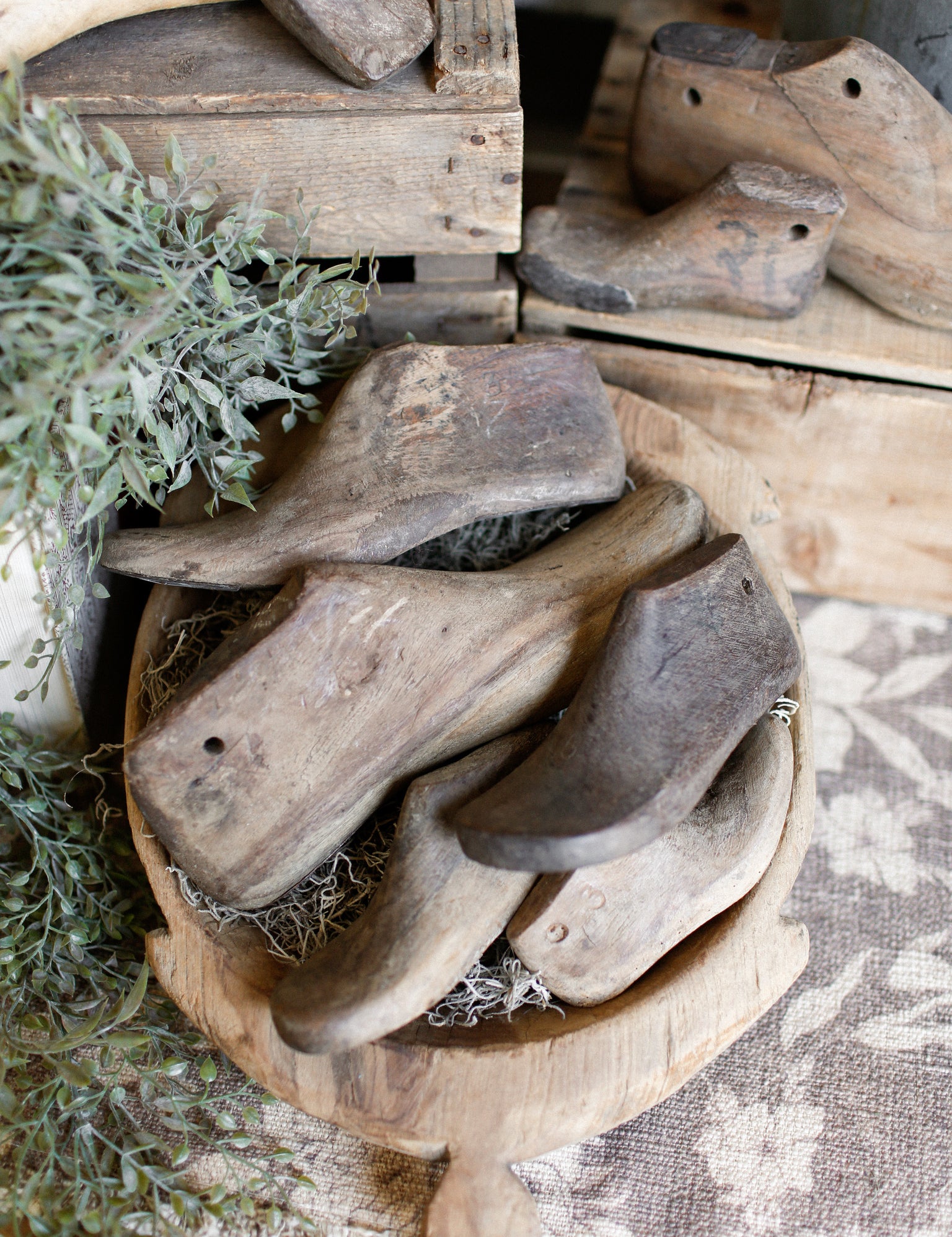 Vintage Wood Shoe Mold (2 Sizes) The Little Burlap Barn®