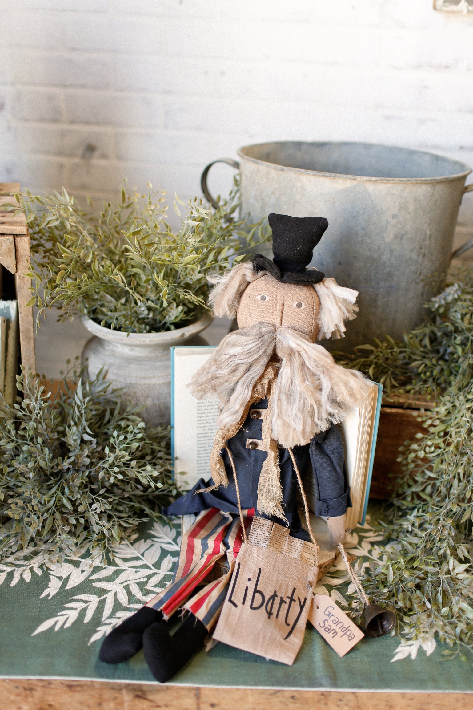 Handmade Grandpa Sam Doll The Little Burlap Barn®