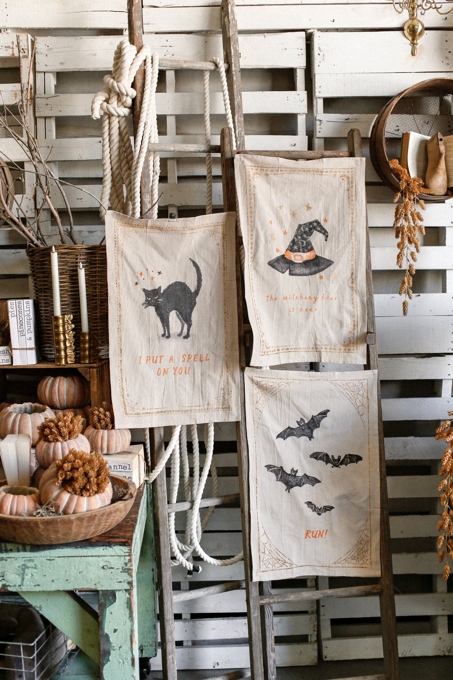 Halloween Kitchen Towel (6 Styles) The Little Burlap Barn®