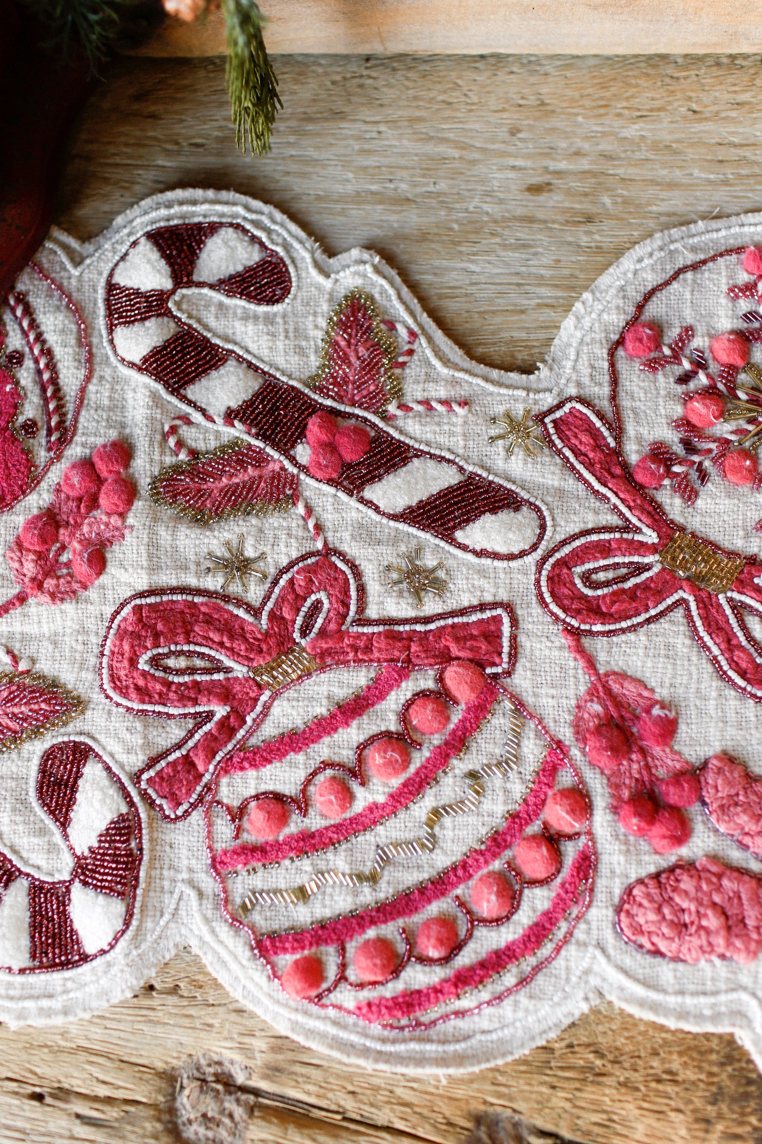 Embroidered Ornament Runner