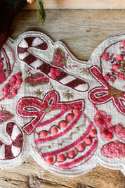 Embroidered Ornament Runner