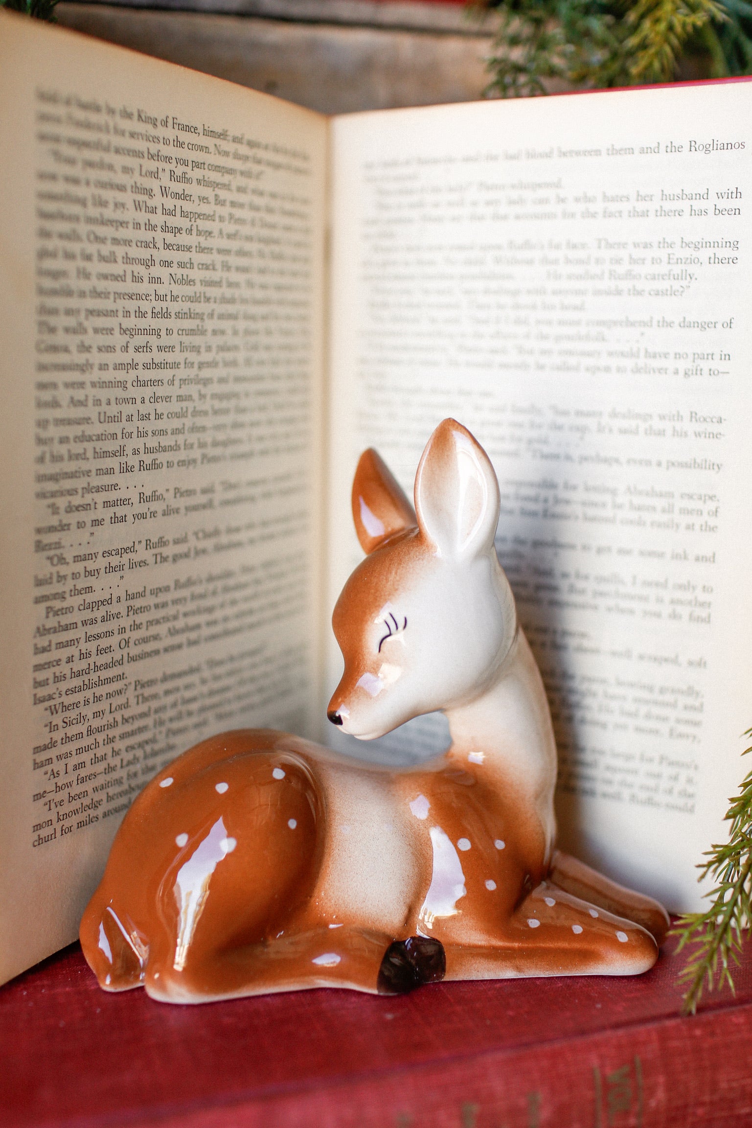 Speckled Fawn Figurine