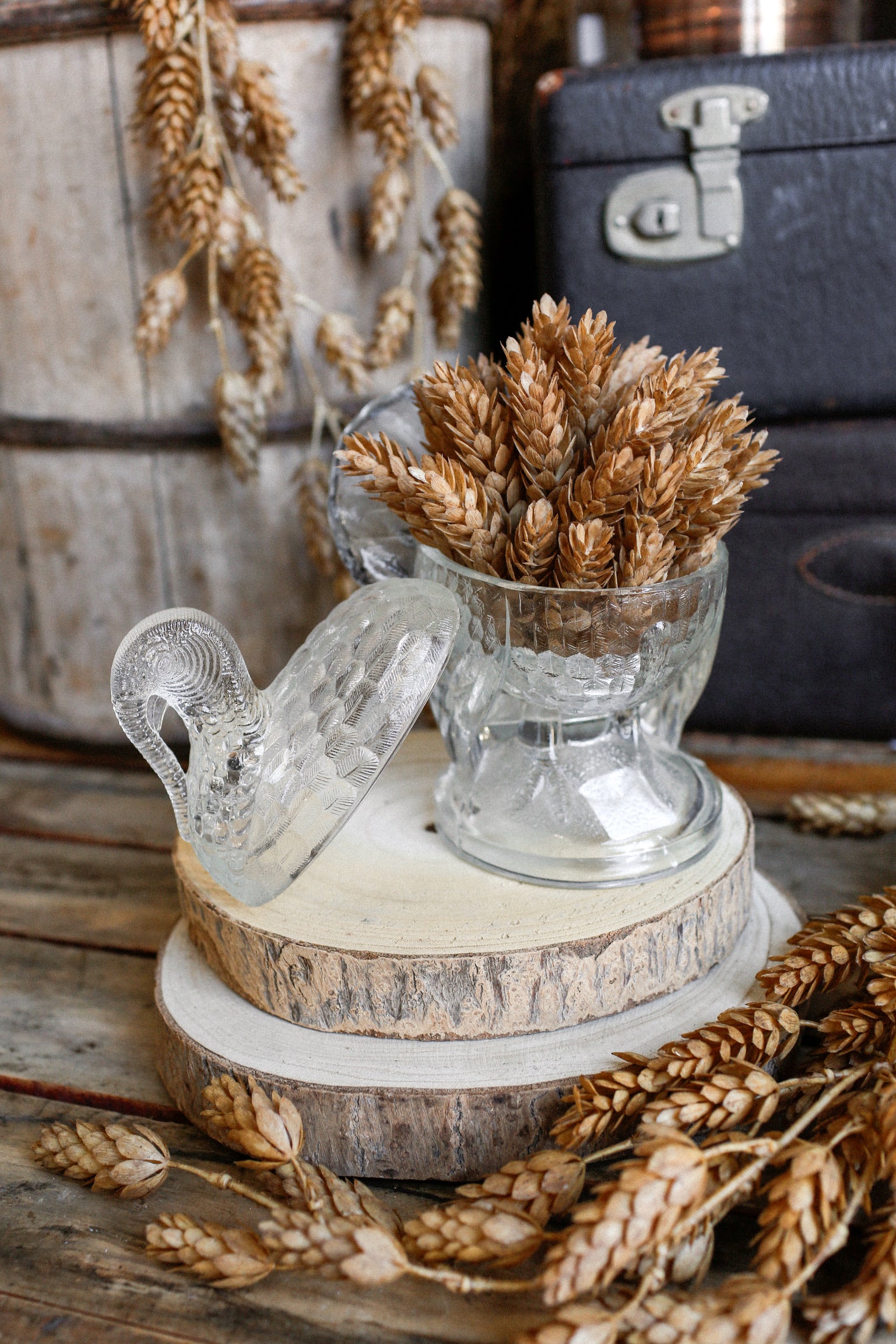 Vintage Turkey Nesting Dish